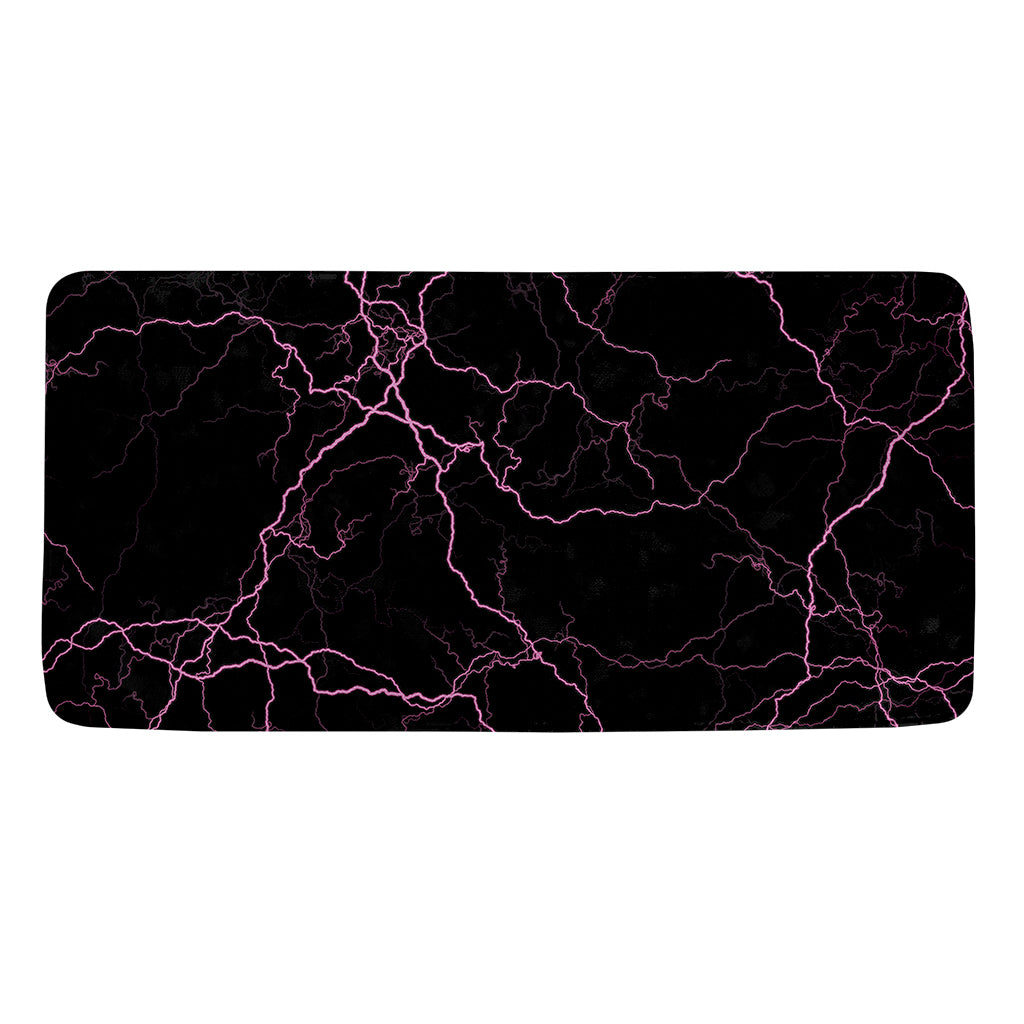 Purple Lightning Print Towel