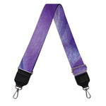 Purple Lily Flower Print Bag Strap