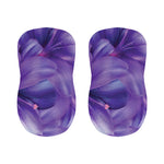 Purple Lily Flower Print Bar Stool Covers