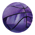 Purple Lily Flower Print Basketball