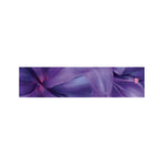 Purple Lily Flower Print Bed Runner