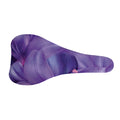 Purple Lily Flower Print Bicycle Seat Cover