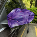 Purple Lily Flower Print Car Side Mirror Covers