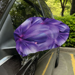 Purple Lily Flower Print Car Side Mirror Covers