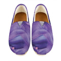 Purple Lily Flower Print Casual Shoes