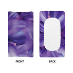 Purple Lily Flower Print Changing Pad Cover