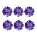 Purple Lily Flower Print Coaster Set