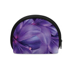 Purple Lily Flower Print Coin Purse