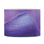 Purple Lily Flower Print Drum Lamp Shade
