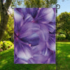 Purple Lily Flower Print Garden Flag