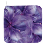 Purple Lily Flower Print Hand Towel