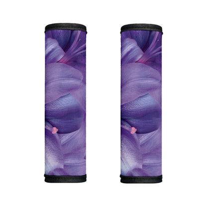 Purple Lily Flower Print Handle Covers