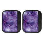 Purple Lily Flower Print Handle Covers