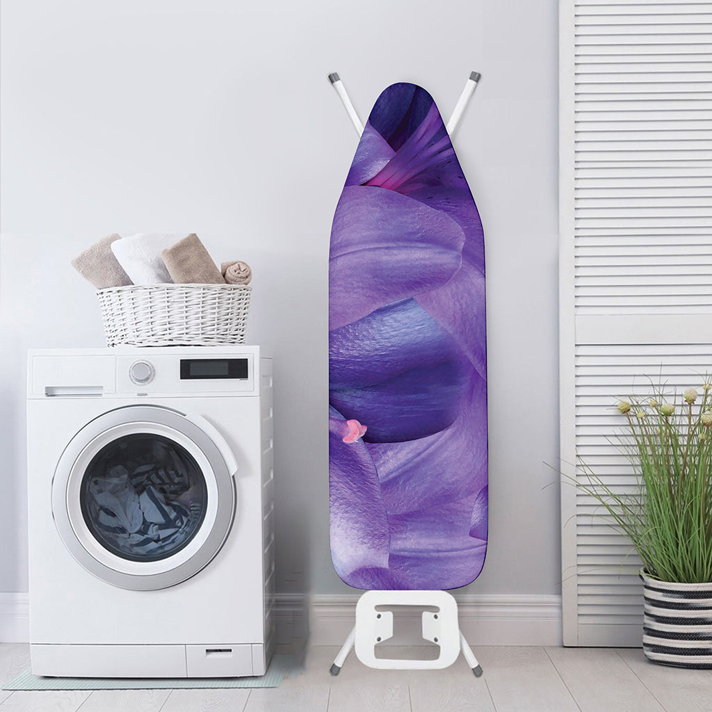 Purple Lily Flower Print Ironing Board Cover