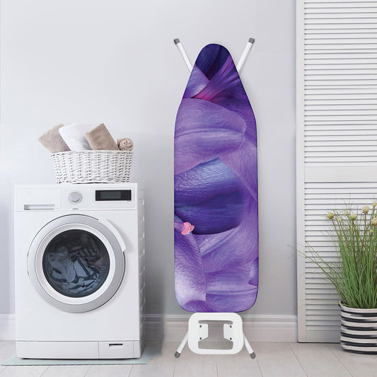 Purple Lily Flower Print Ironing Board Cover