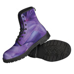 Purple Lily Flower Print Backpack