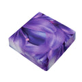 Purple Lily Flower Print Outdoor Seat Cushion Cover