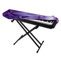 Purple Lily Flower Print Piano Keyboard Cover