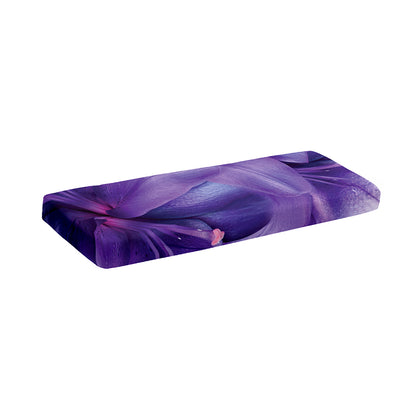 Purple Lily Flower Print Piano Keyboard Cover