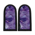 Purple Lily Flower Print Skillet Handle Cover