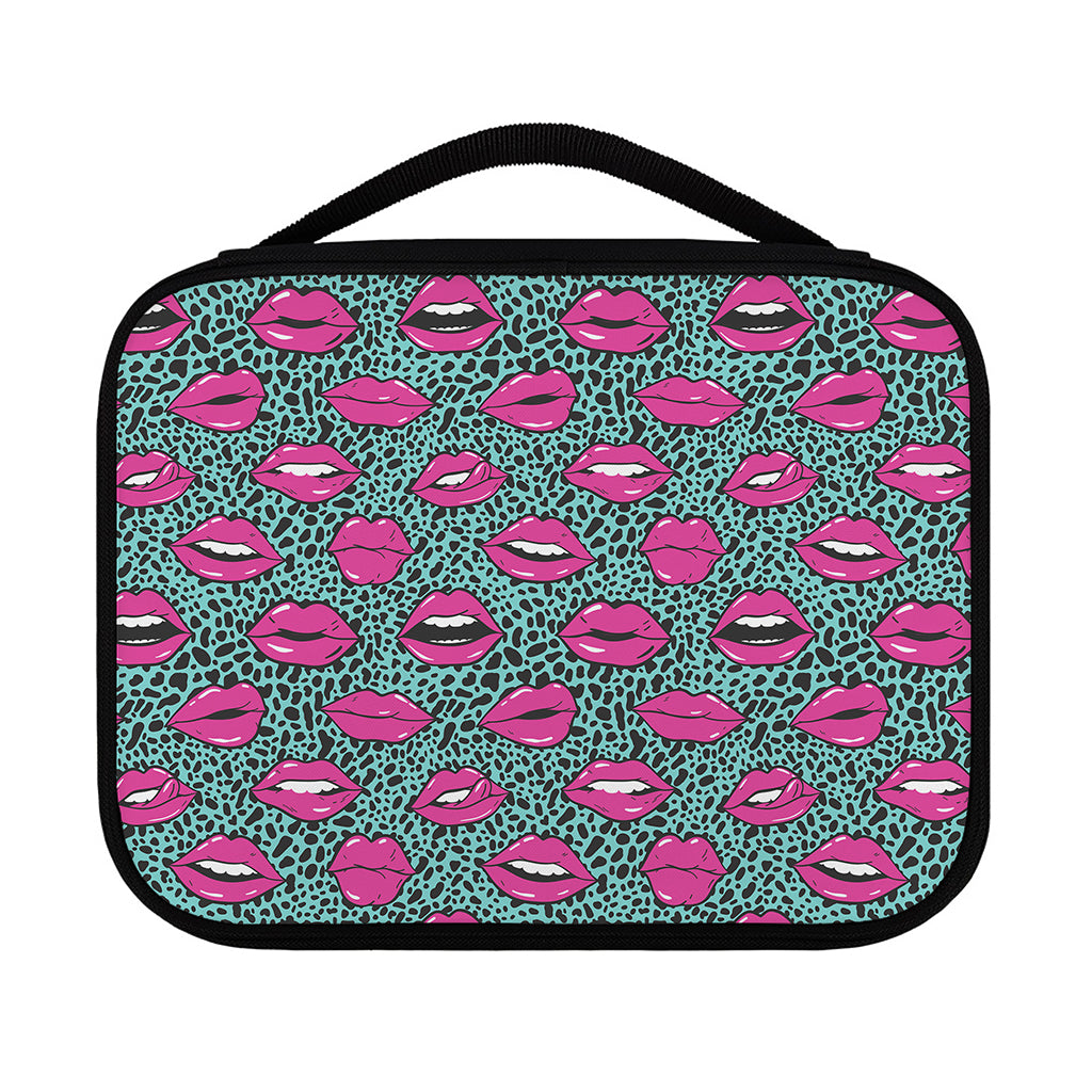 Purple Lips Pattern Print Classic Bible Case
