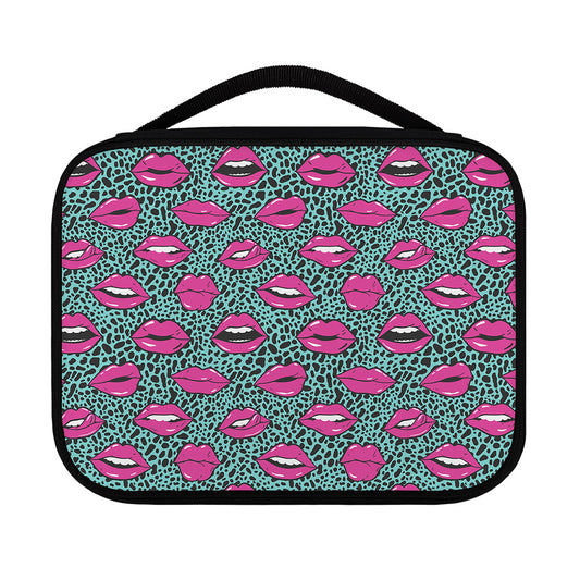 Purple Lips Pattern Print Classic Bible Case