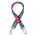 Purple Lips Pattern Print Dog Seat Belt