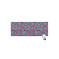 Purple Lips Pattern Print Extended Mouse Pad