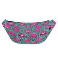 Purple Lips Pattern Print Fanny Pack