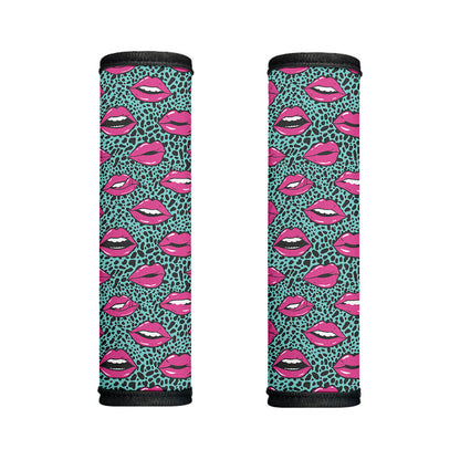 Purple Lips Pattern Print Handle Covers