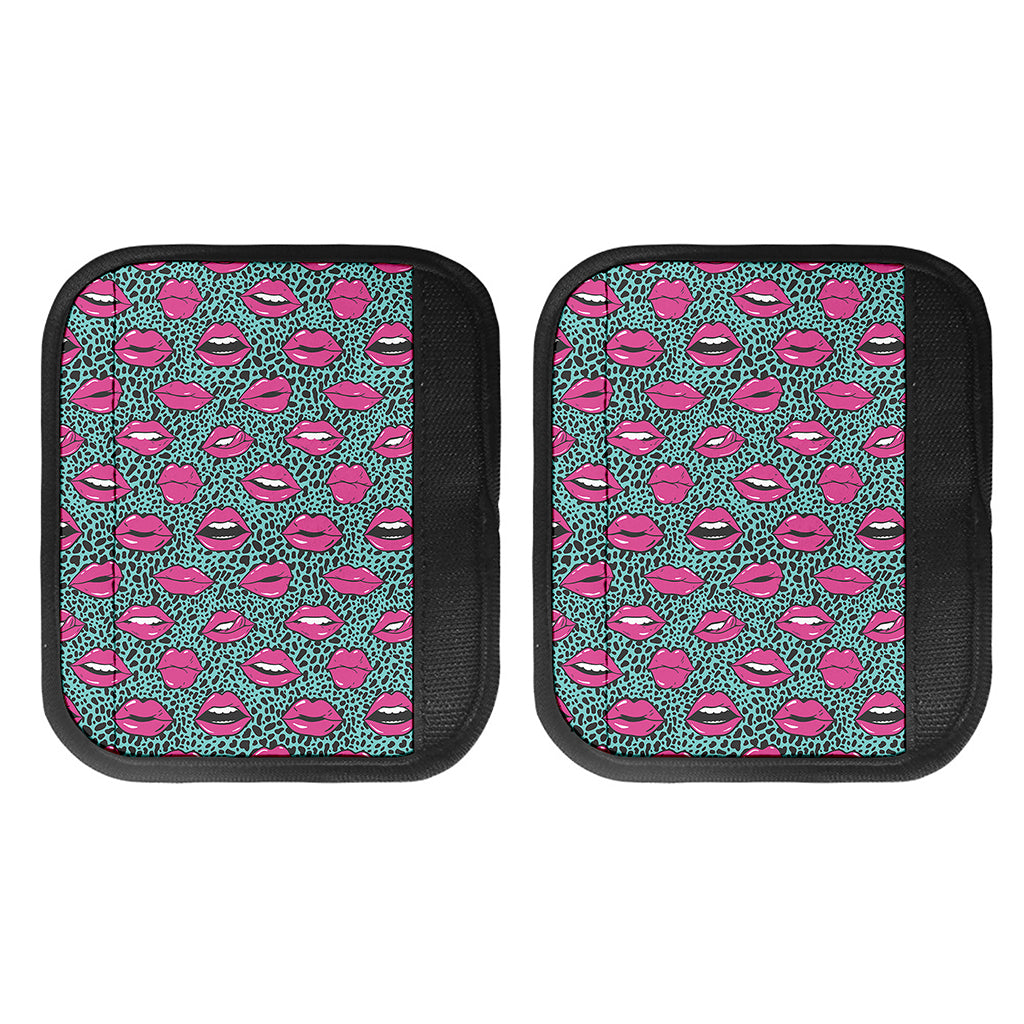 Purple Lips Pattern Print Handle Covers