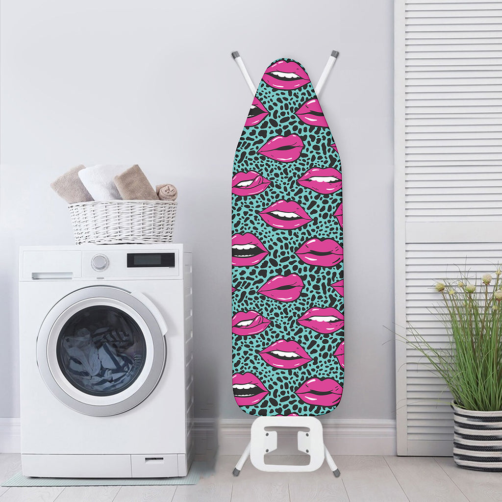 Purple Lips Pattern Print Ironing Board Cover