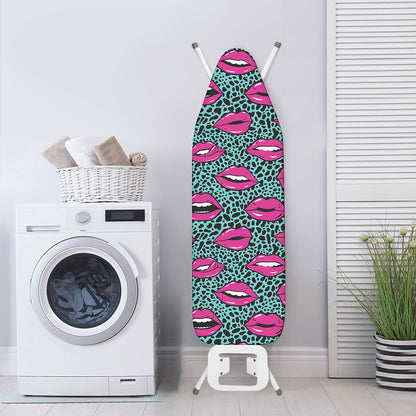 Purple Lips Pattern Print Ironing Board Cover
