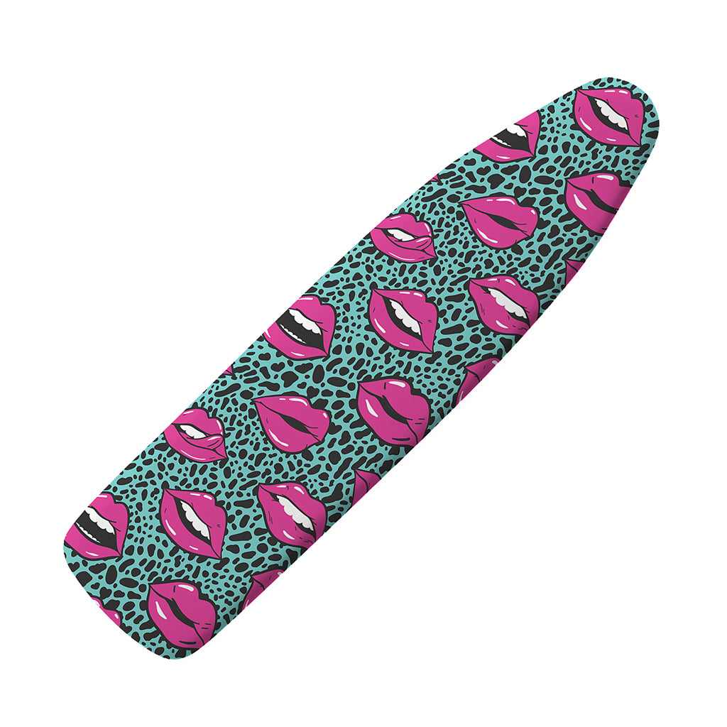 Purple Lips Pattern Print Ironing Board Cover