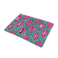 Purple Lips Pattern Print Pet Cooling Mat Cover