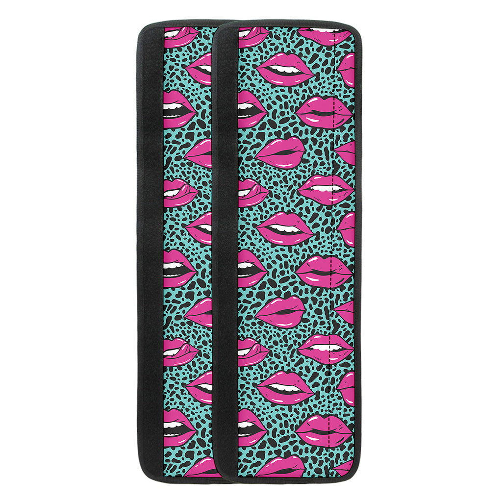 Purple Lips Pattern Print Refrigerator Handle Covers
