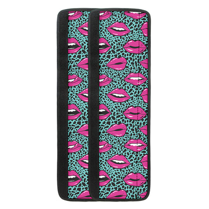 Purple Lips Pattern Print Refrigerator Handle Covers