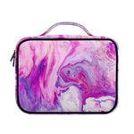 Purple Liquid Marble Print Briefcase Bible Bag