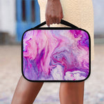 Purple Liquid Marble Print Classic Bible Case