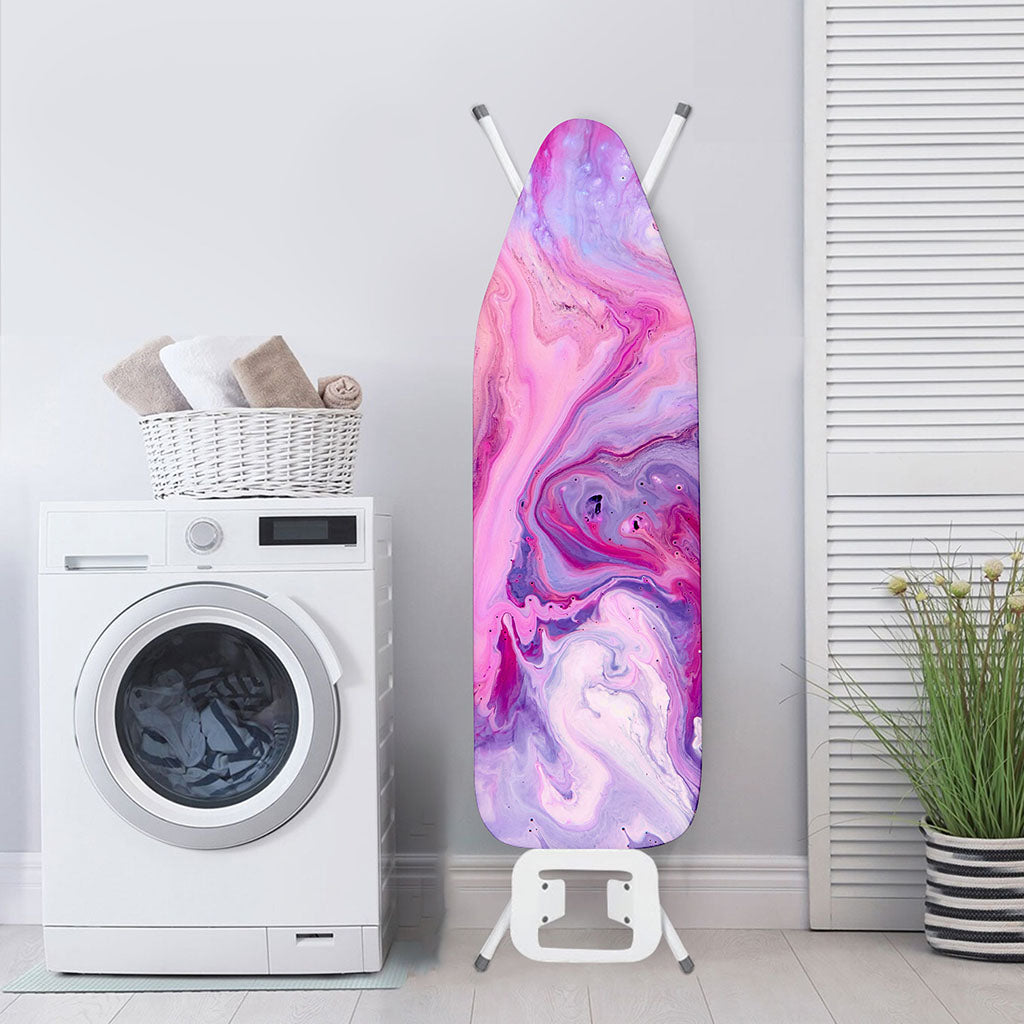 Purple Liquid Marble Print Ironing Board Cover