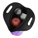 Purple Liquid Marble Print Neoprene Lunch Bag