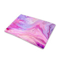 Purple Liquid Marble Print Pet Cooling Mat Cover