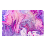 Purple Liquid Marble Print Polyester Doormat