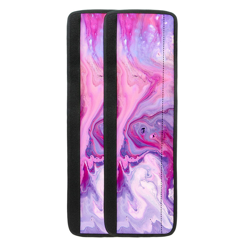 Purple Liquid Marble Print Refrigerator Handle Covers