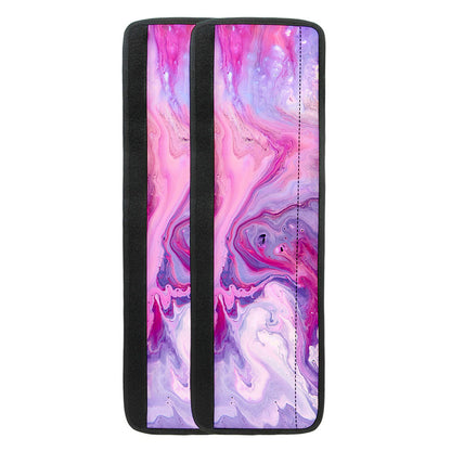 Purple Liquid Marble Print Refrigerator Handle Covers