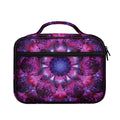 Purple Mandala Flower Print Briefcase Bible Bag