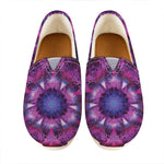 Purple Mandala Flower Print Casual Shoes