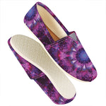 Purple Mandala Flower Print Casual Shoes