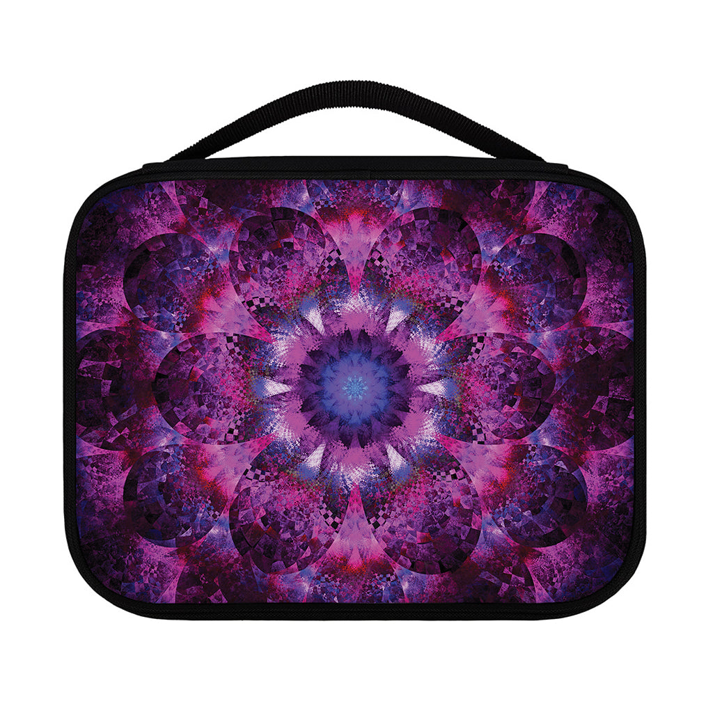 Purple Mandala Flower Print Classic Bible Case