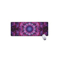 Purple Mandala Flower Print Extended Mouse Pad
